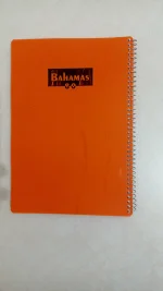 دفتر ۸۰ برگ تک رنگ نارنجی