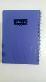 دفتر ۸۰ برگ تک رنگ بنفش 